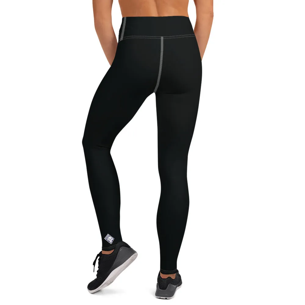 Effortless Active Style: Solid Color Leggings for Her - Noir