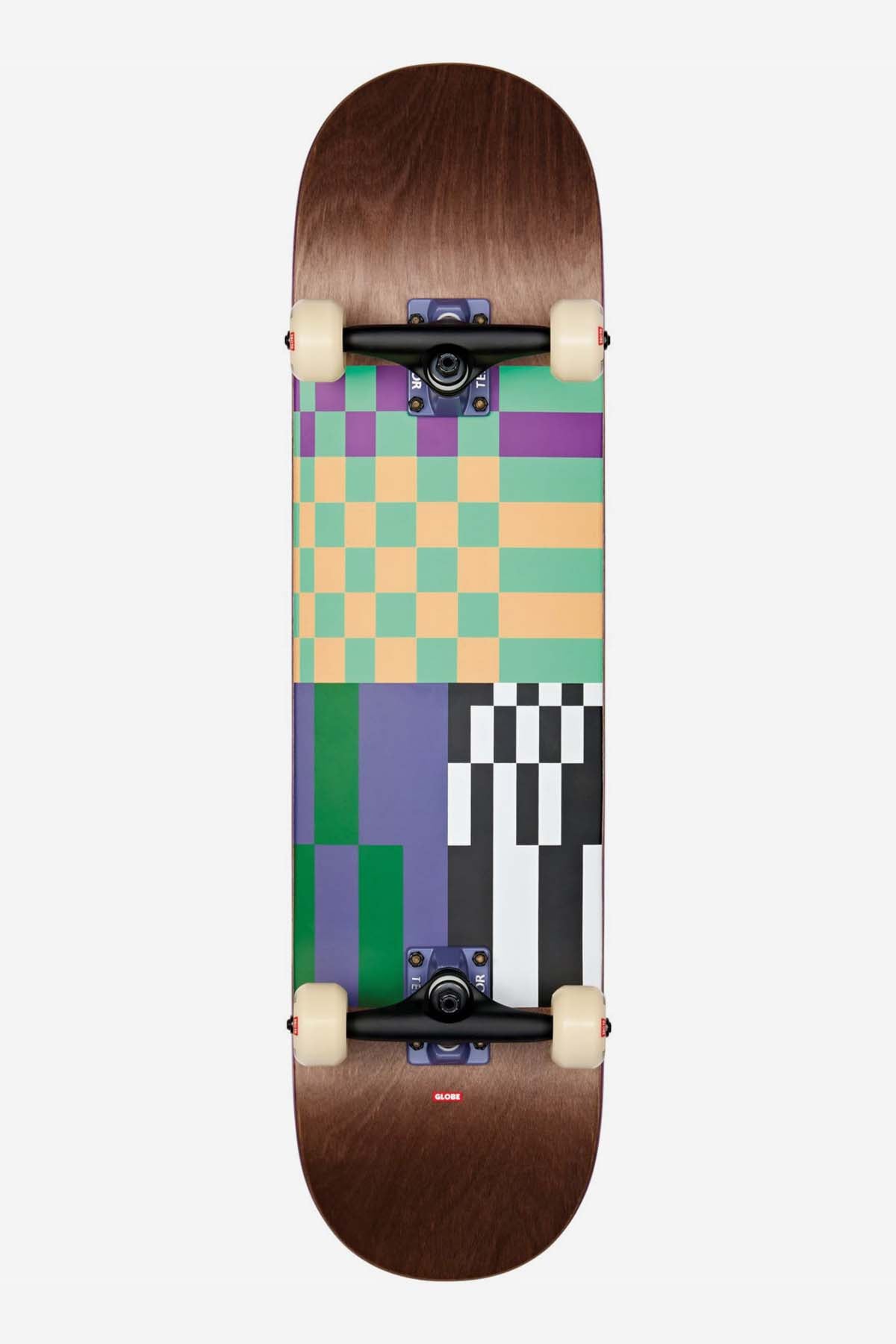 G2 Check, Please - Dark Maple/Orange - 8.0 Complete Skateboard