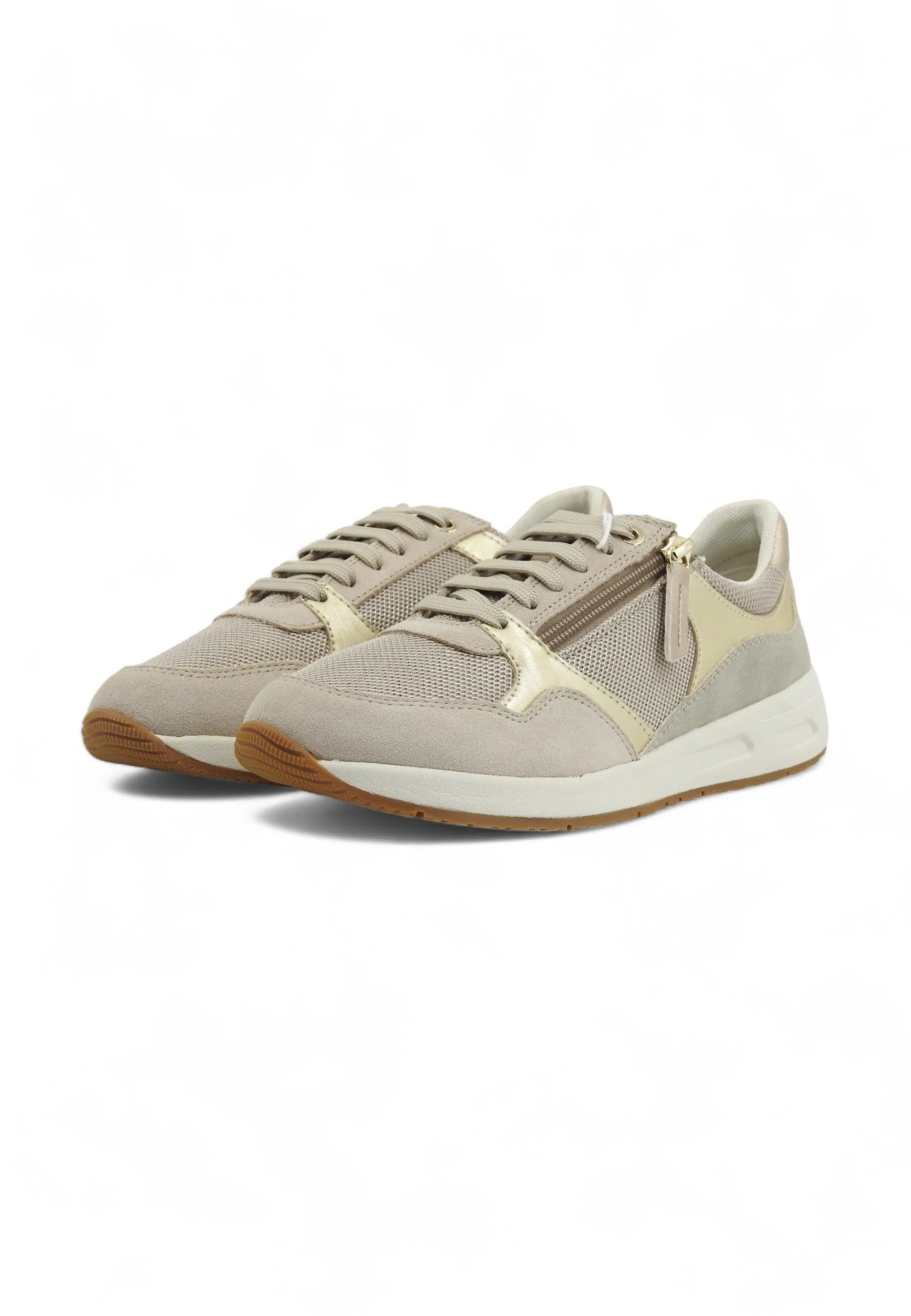 GEOX Bulmya Sneaker Donna Light Taupe Beige D36NQB01122C6738