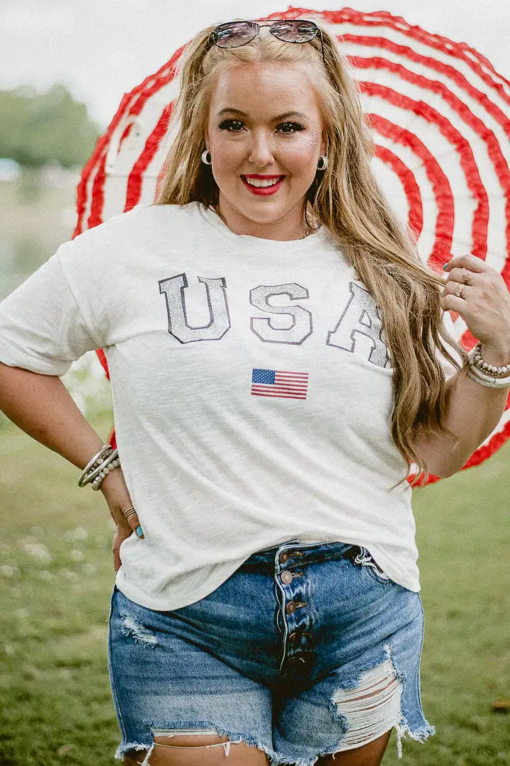 Glitter USA Graphic Tee