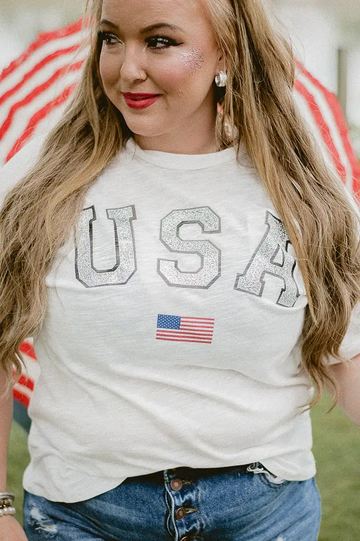 Glitter USA Graphic Tee