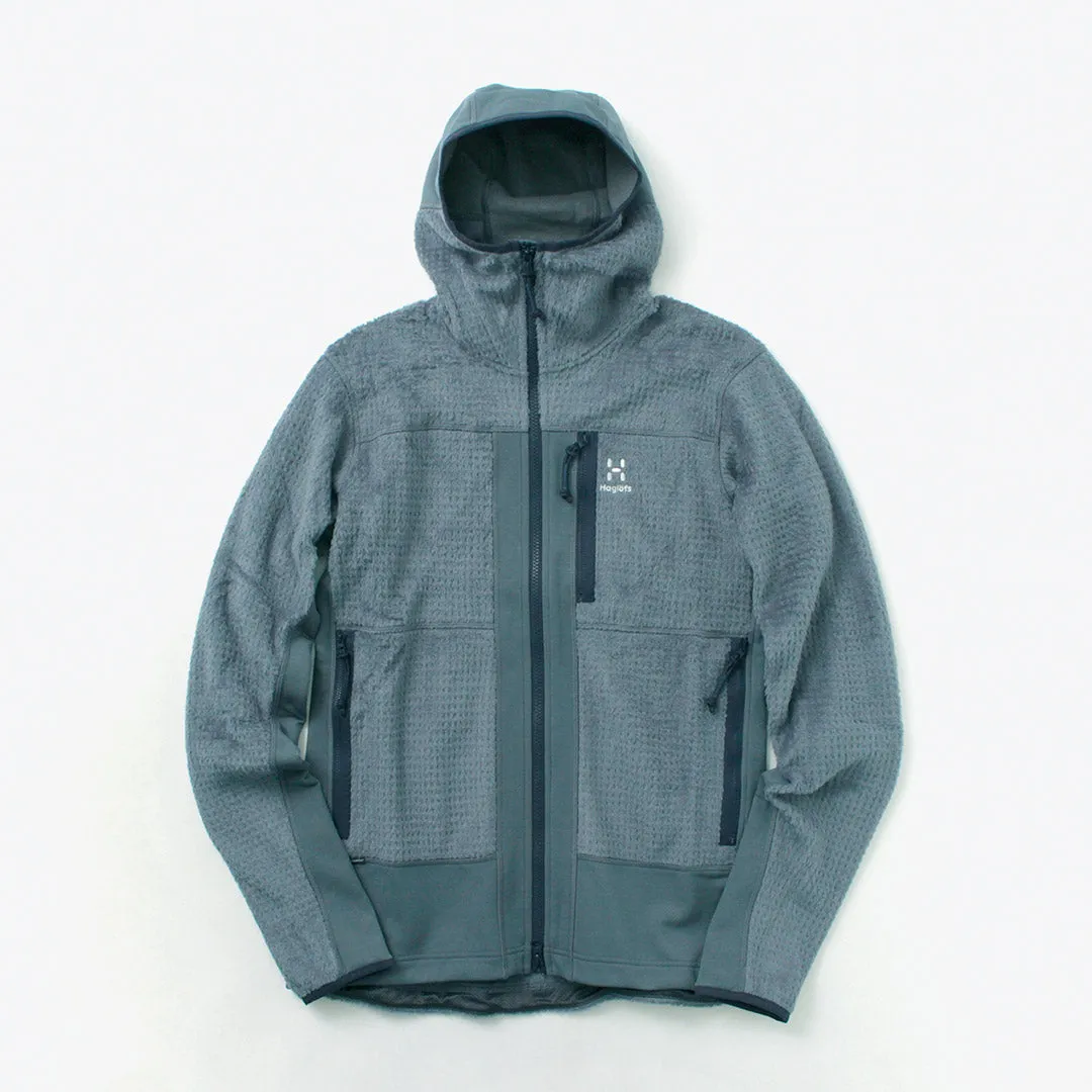 HAGLOFS（ホグロフス） バッシー ミッド フード メン / アウター ミッドレイヤー フリース 起毛 メンズ アウトドア Vassi Mid Hood Men