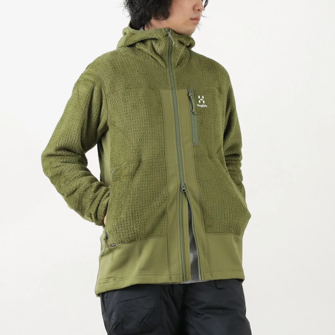 HAGLOFS（ホグロフス） バッシー ミッド フード メン / アウター ミッドレイヤー フリース 起毛 メンズ アウトドア Vassi Mid Hood Men