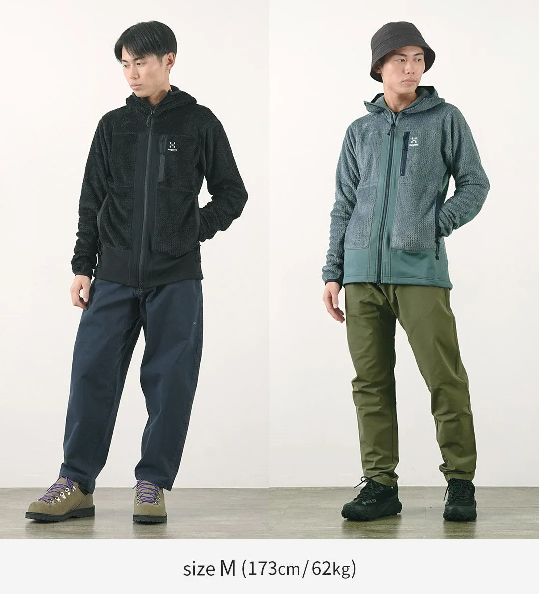 HAGLOFS（ホグロフス） バッシー ミッド フード メン / アウター ミッドレイヤー フリース 起毛 メンズ アウトドア Vassi Mid Hood Men