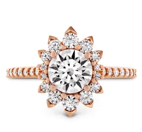 Hearts on Fire Behati Say It Your Way Engagement Ring - 18K Rose Gold