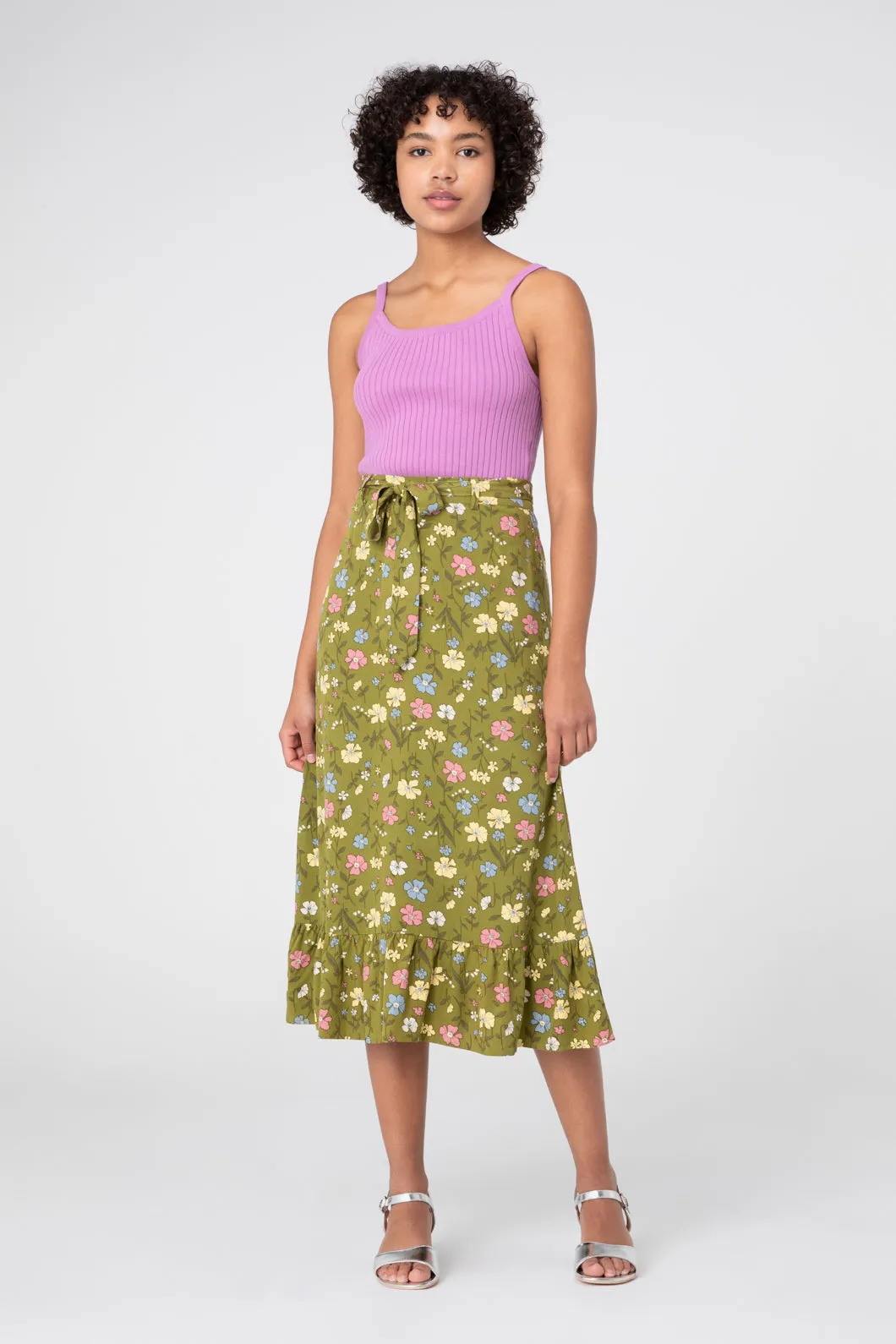 Heather Ditsy Skirt