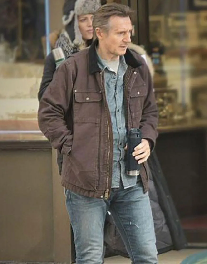 Honest Thief Liam Neeson Jacket | Tom Brown Cotton Jacket | 35% OFF!