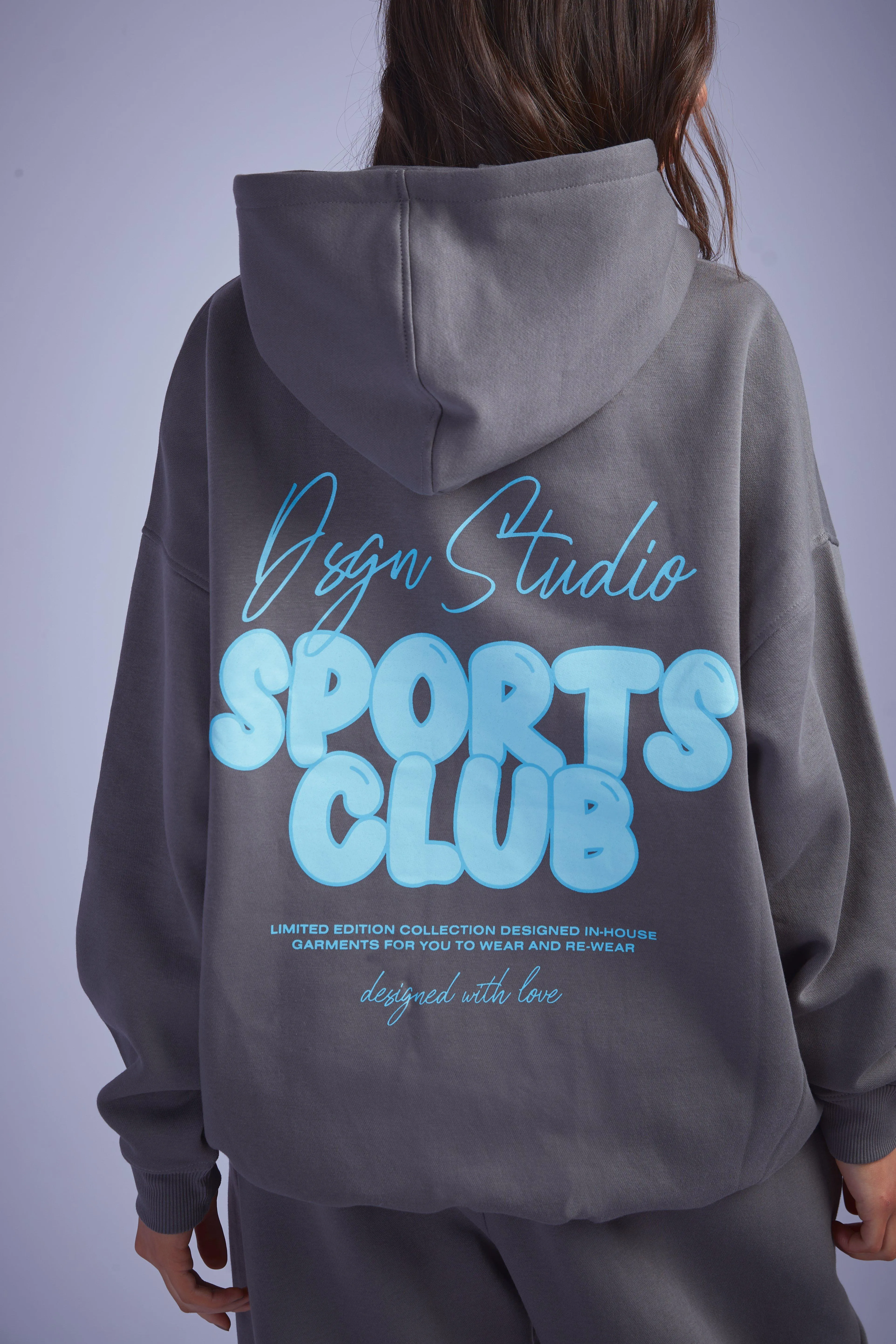 Hoodies & Sweatshirts | Dsgn Studio Sports Bubble Slogan Oversized Hoodie | boohoo