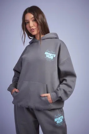 Hoodies & Sweatshirts | Dsgn Studio Sports Bubble Slogan Oversized Hoodie | boohoo