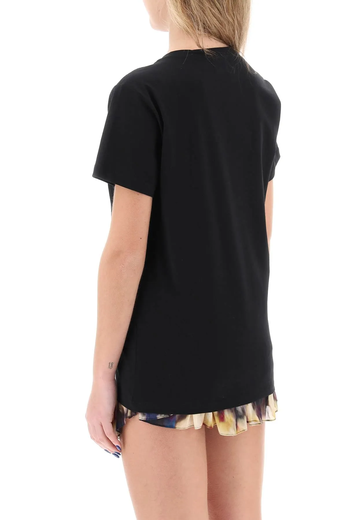 Isabel marant etoile aby regular fit t-shirt TS0070FA A1N98E BLACK