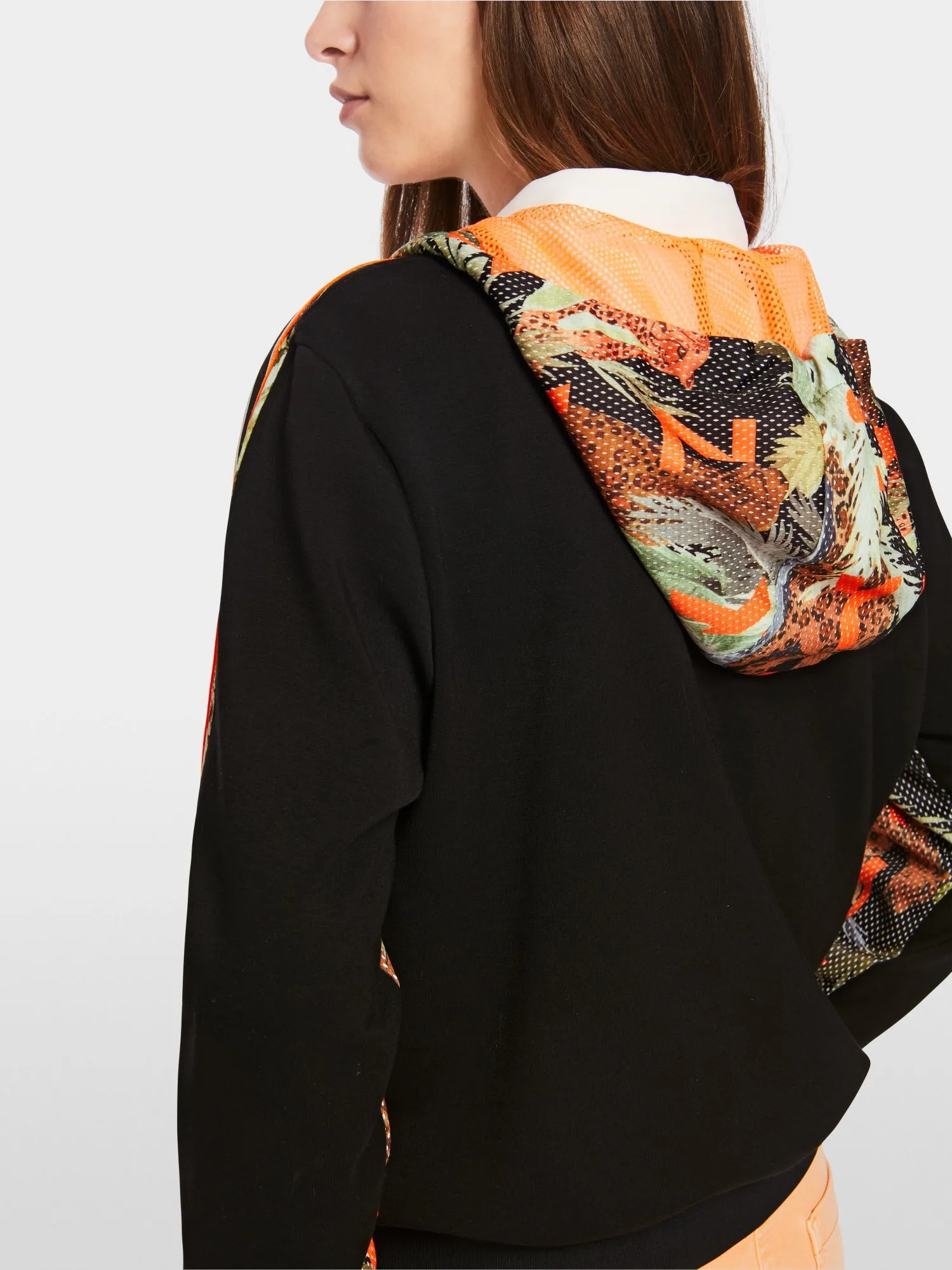 Jacket - Orange/Print