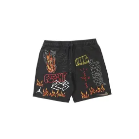 Jordan Travis Scott MJ Fleece Black Shorts BF