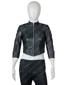 Katie Cassidy Arrow Season 5 Black Canary Jacket - UJackets