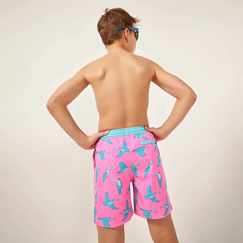 Kids Tiny Toucan Do It Swim Shorts