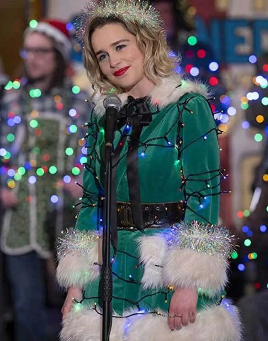 Last Christmas Emilia Clarke Green Jacket - ujackets