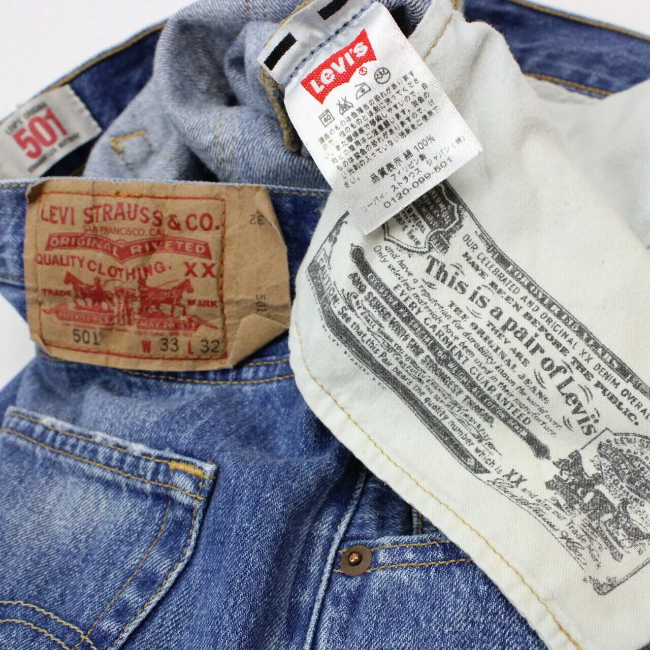 LEVIS 501 Jeans Blue | W33 L32