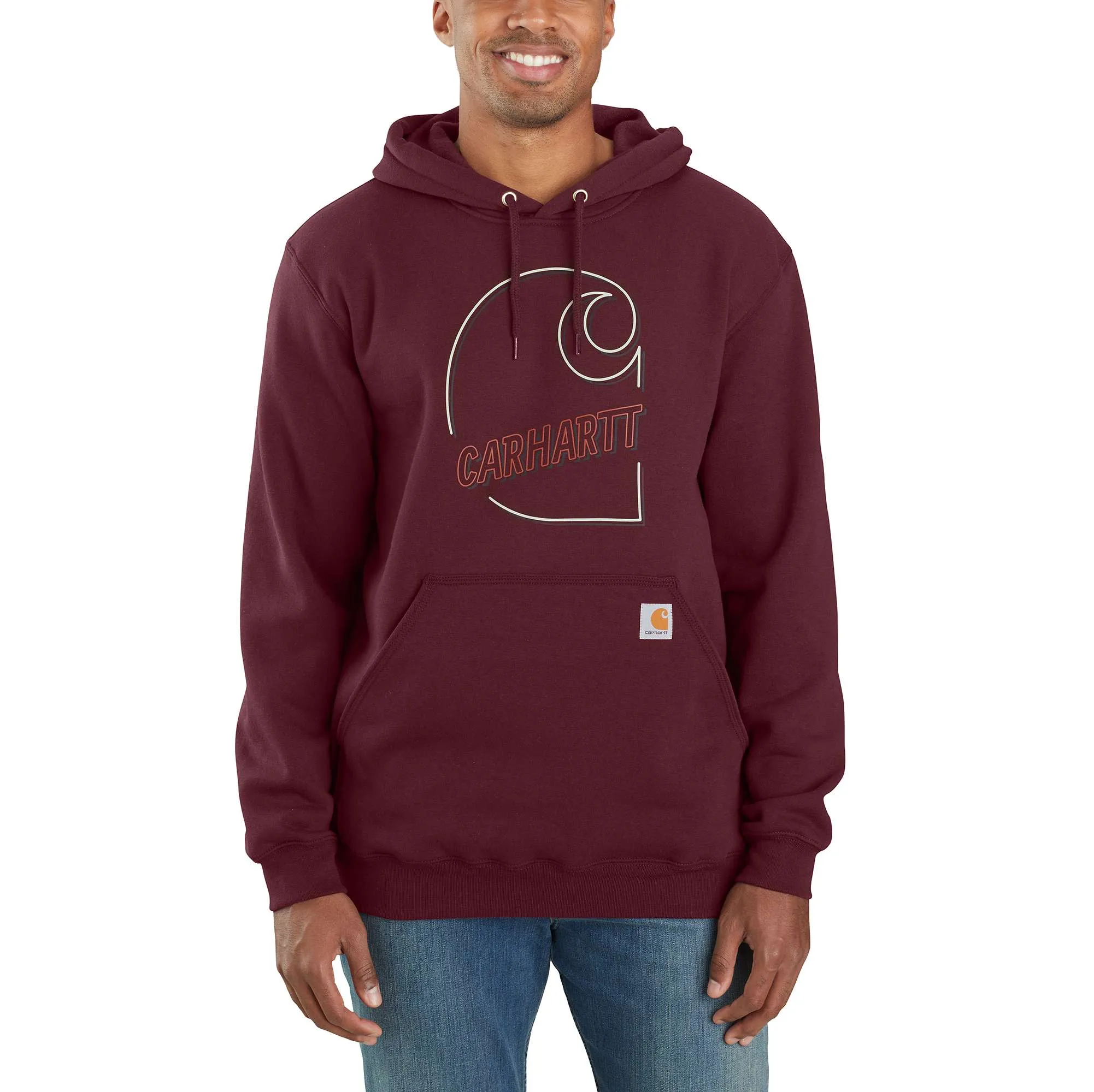 Loose Fit Midweight Carhartt C Graphic Sweatshirt