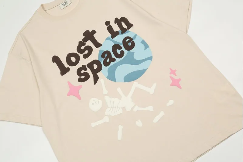 'Lost in Space' Graphic Print Cotton T-Shirt