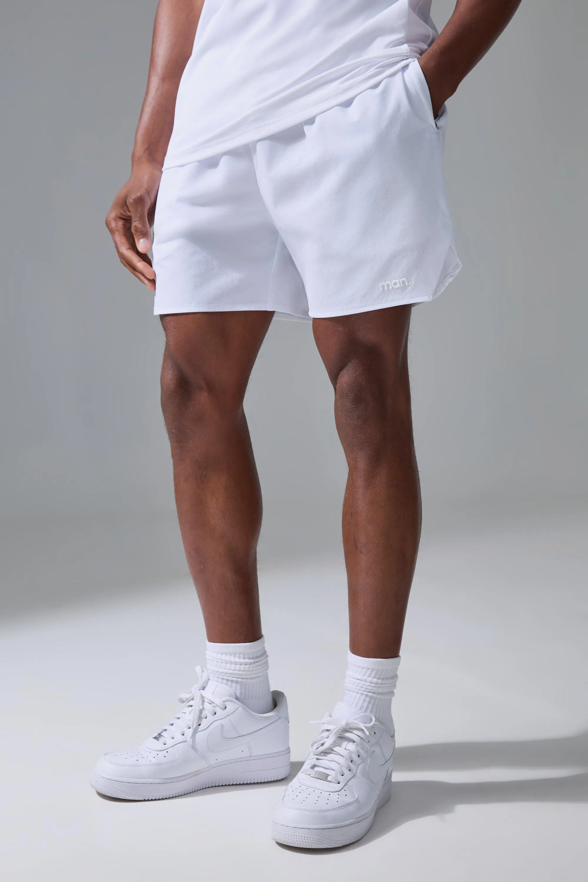 Man Sport Side Split 5inch Short | boohooMAN UK