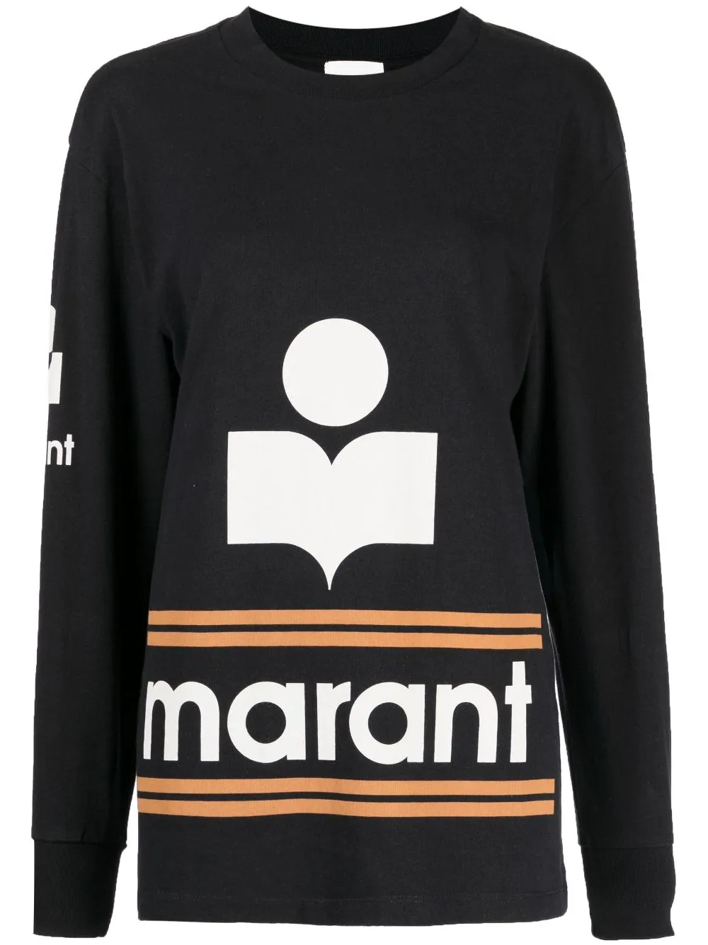 Marant Etoile Gianna Long Sleeve T Shirt Black | Luxury and style at your fingertips