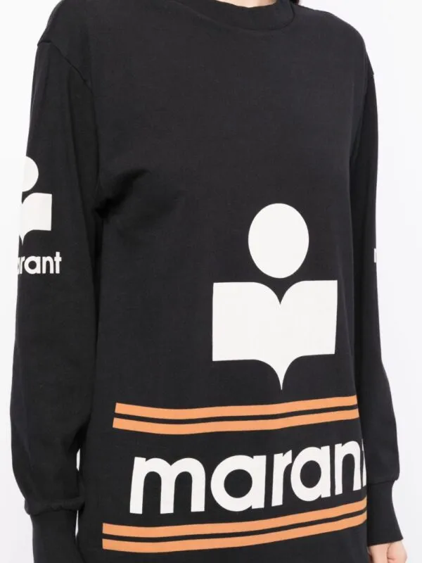 Marant Etoile Gianna Long Sleeve T Shirt Black | Luxury and style at your fingertips