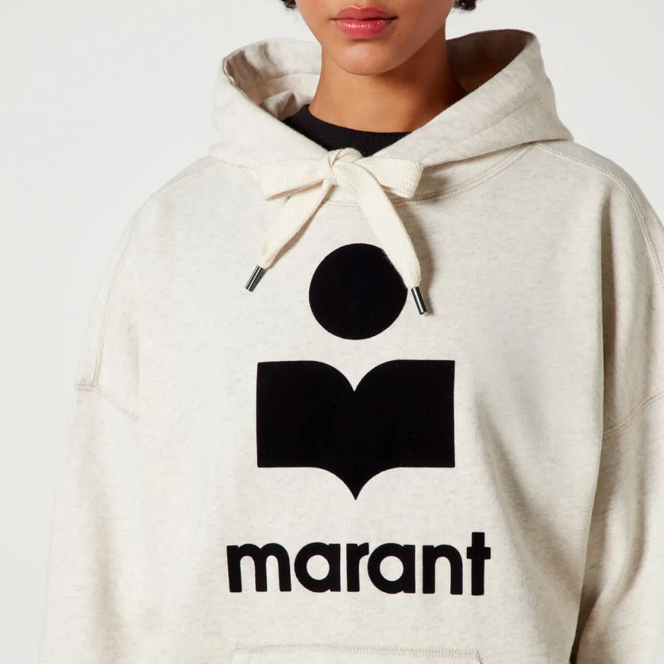 Marant Etoile Mansel Cotton-Jersey Hoodie - FR 34/UK 6 | Coggles