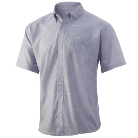 Marsh Teaser Short Sleeve Sport Shirt- Lavender Blue