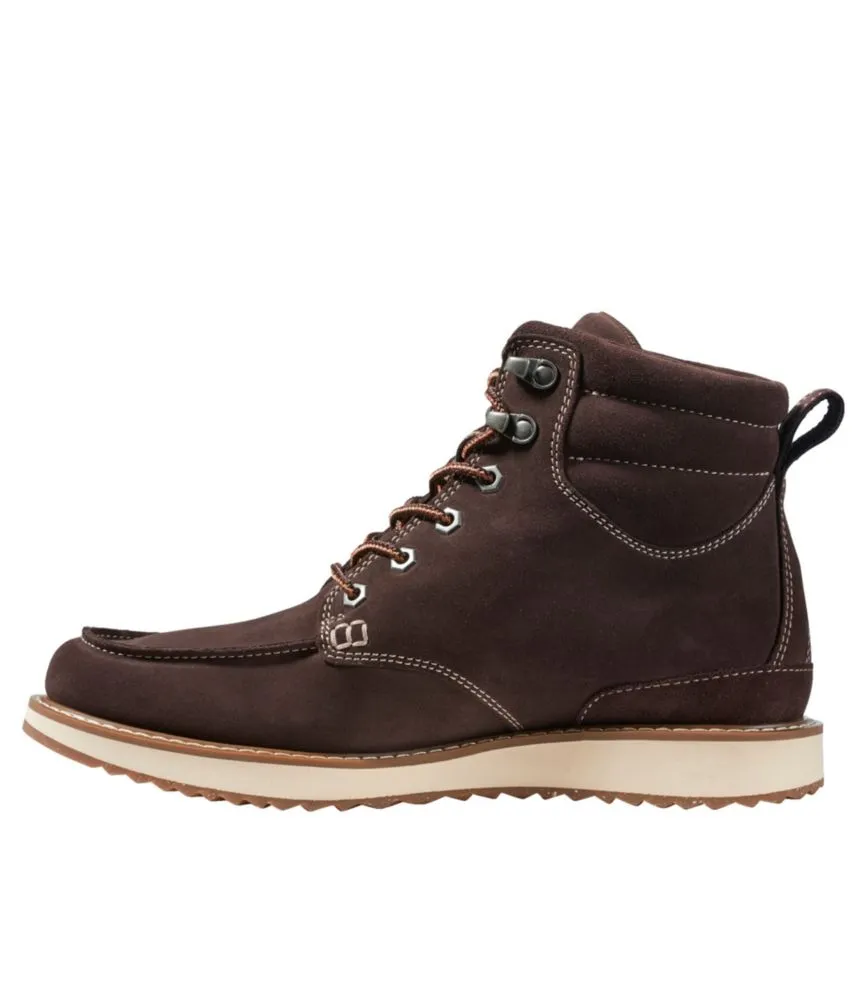 Men's Stonington Boots, Suede Moc-Toe