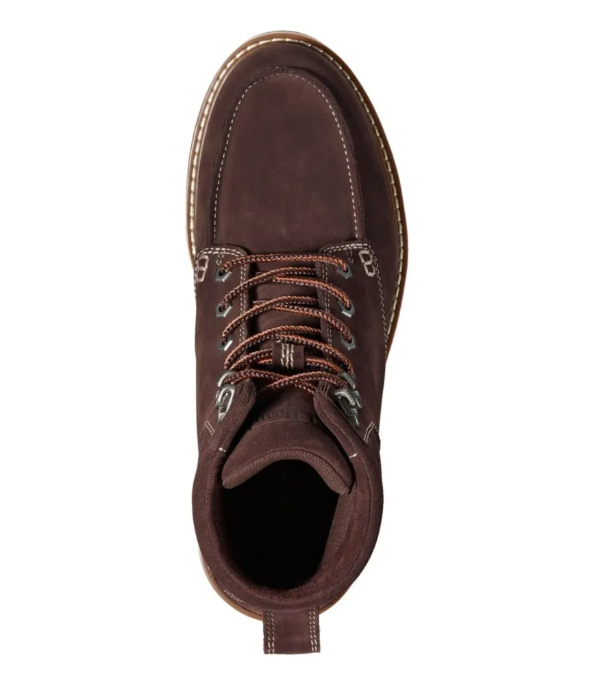 Men's Stonington Boots, Suede Moc-Toe