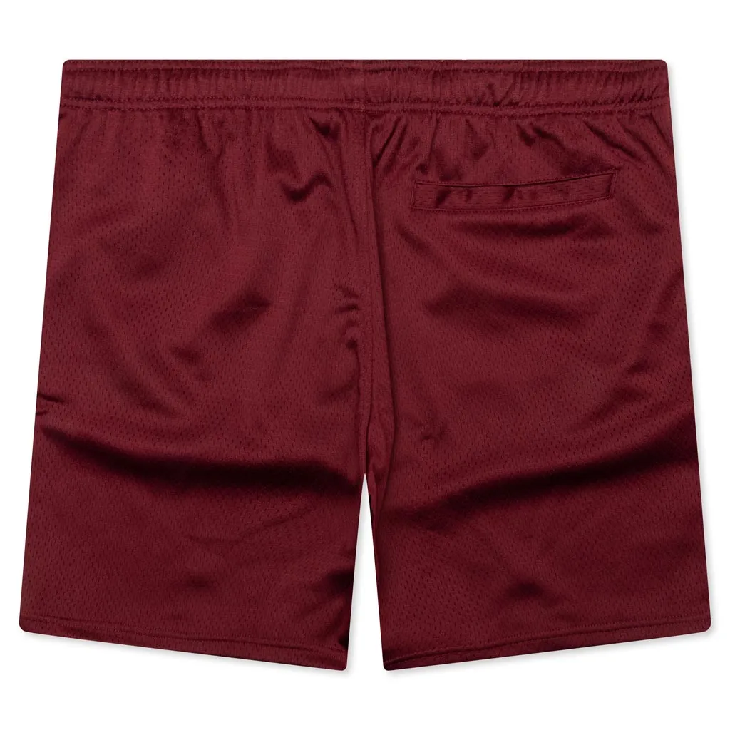 Mesh Short Sport - Maroon