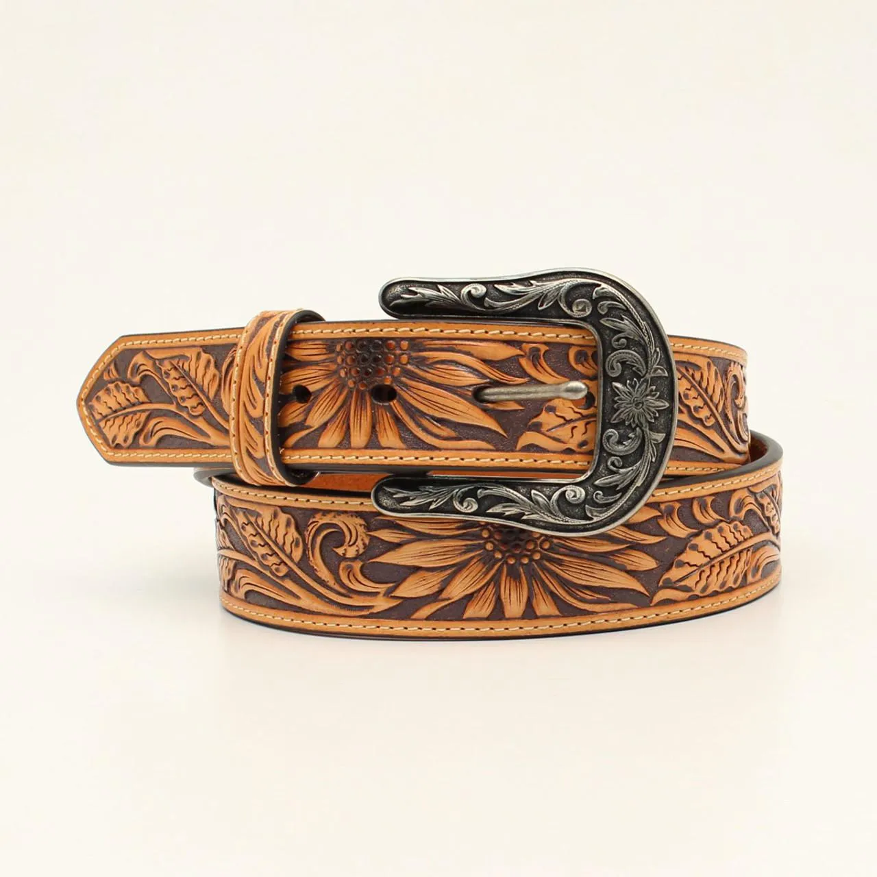 M&F Sunflower Embossed Belt