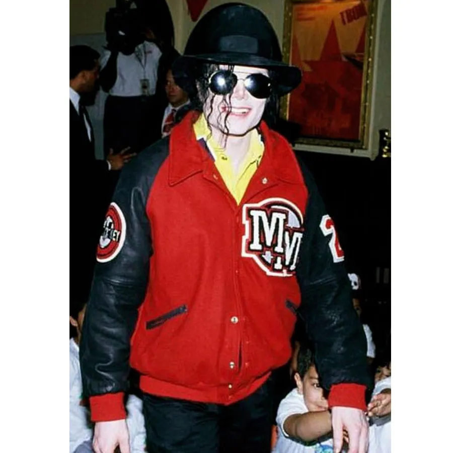 Michael Jackson Mickey Mouse Varsity Jacket | 30% OFF! | ujackets.com