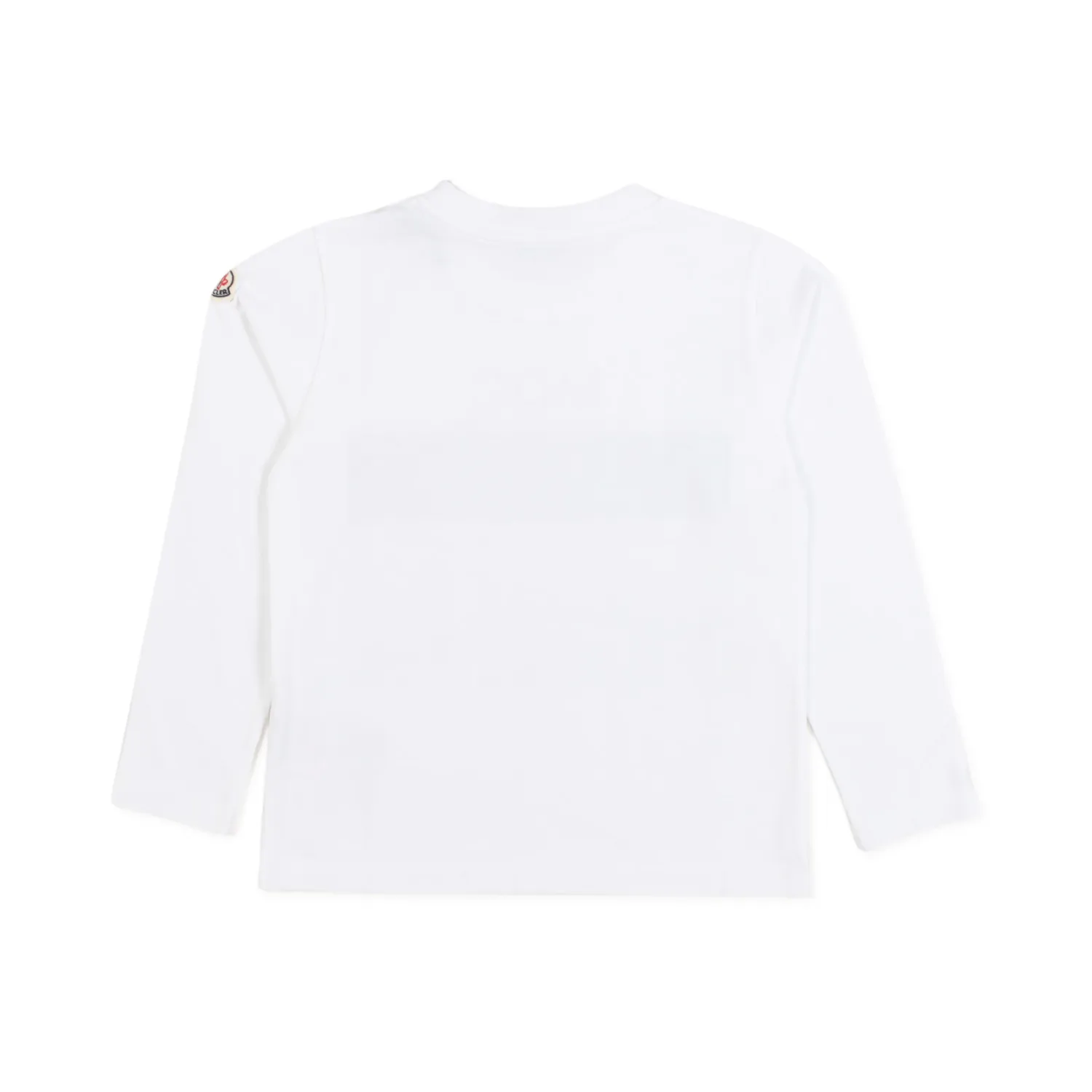 Moncler White Long Sleeve T-Shirt With Graphic Print