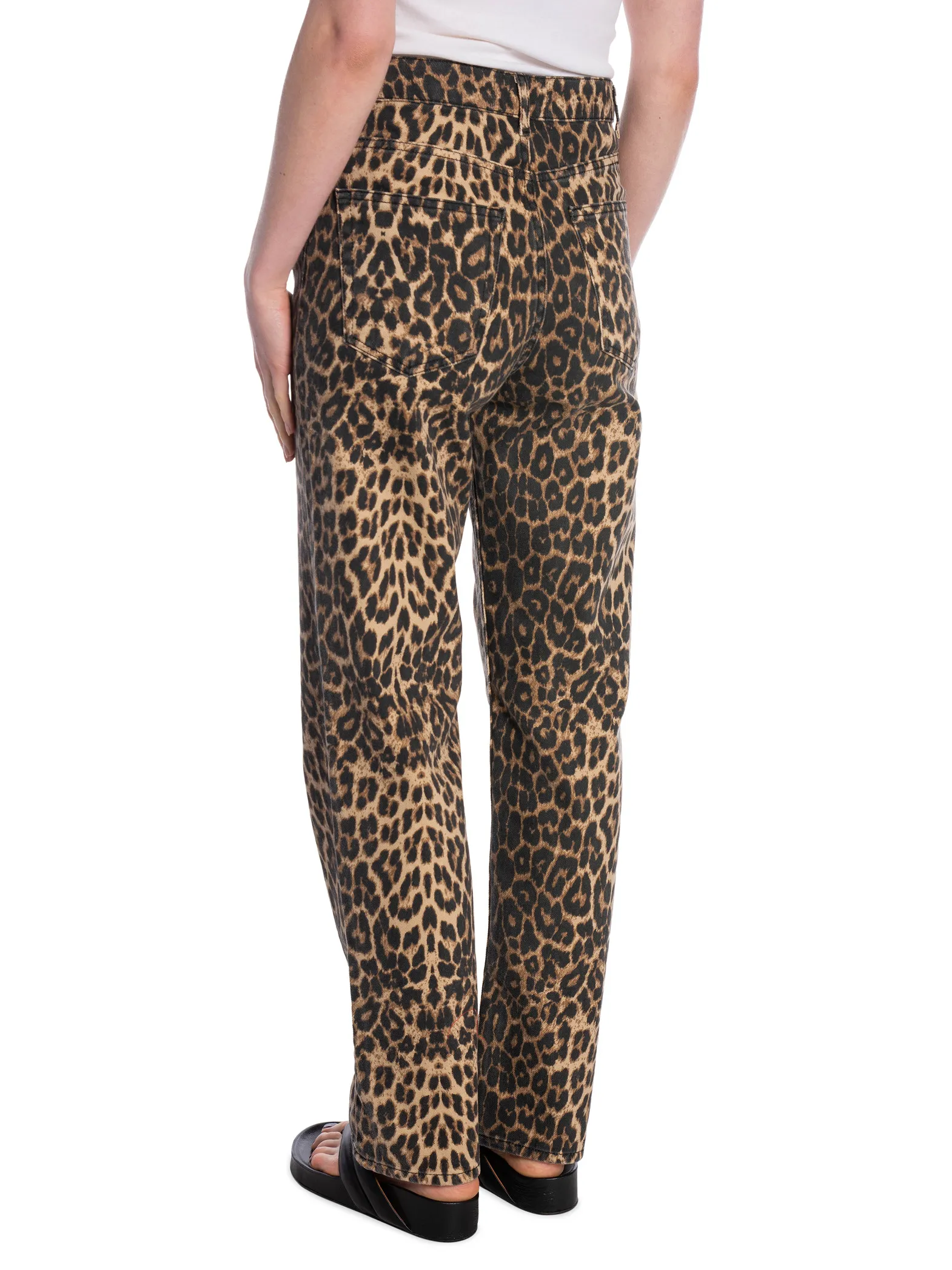 NEO NOIR PANTS SIMONA LEOPARD