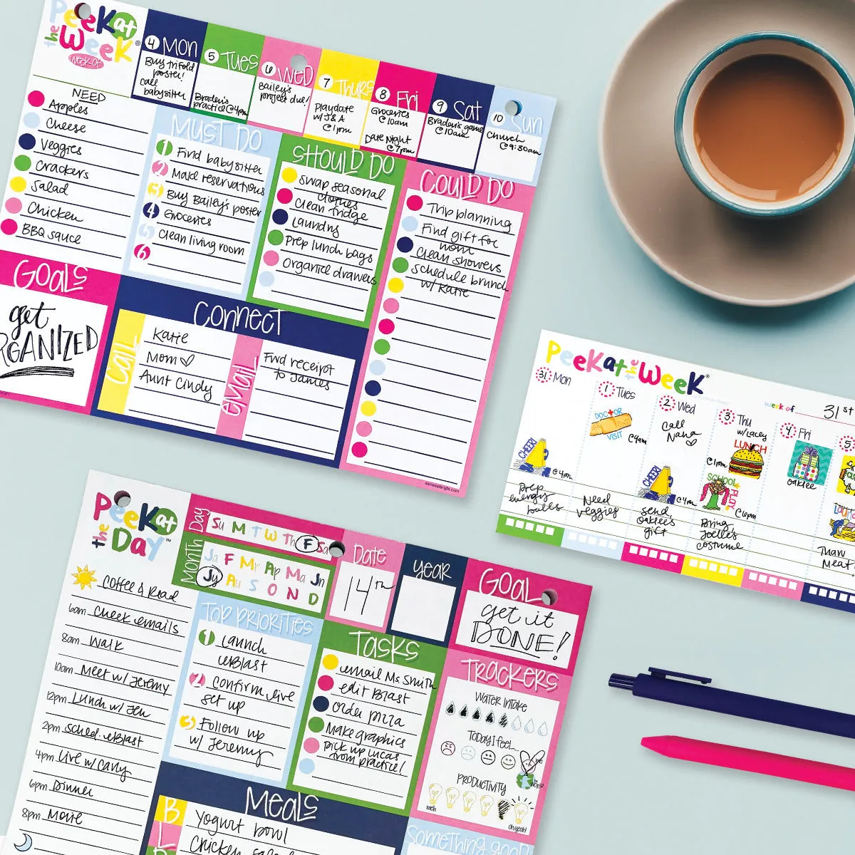 NEW! Plan Your Way Bundle | Daily & Weekly Planner Pads