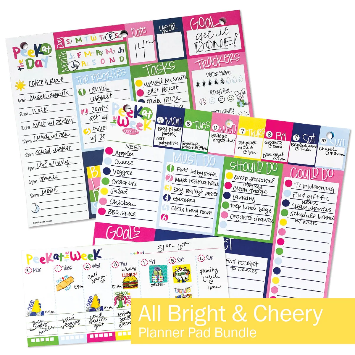 NEW! Plan Your Way Bundle | Daily & Weekly Planner Pads