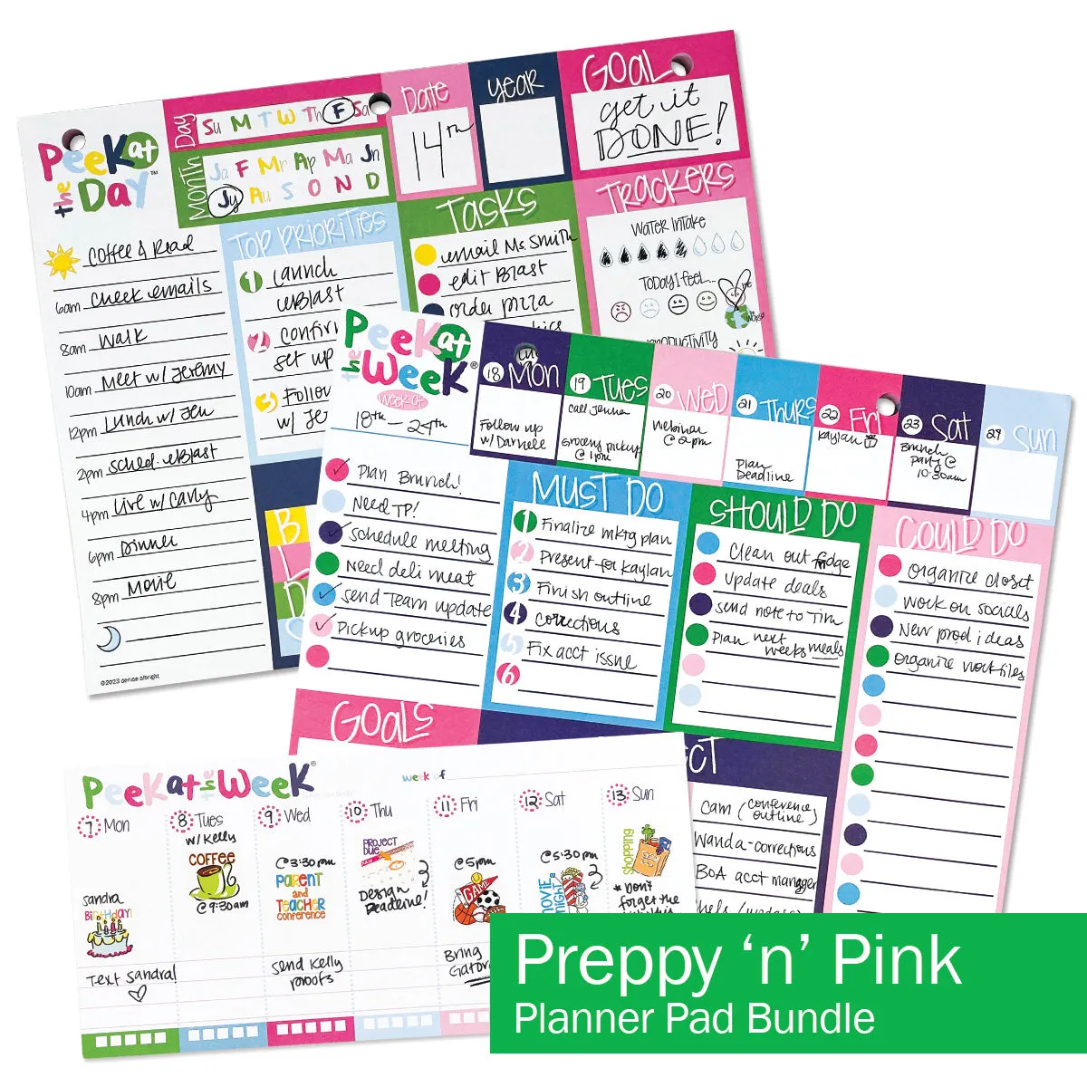 NEW! Plan Your Way Bundle | Daily & Weekly Planner Pads