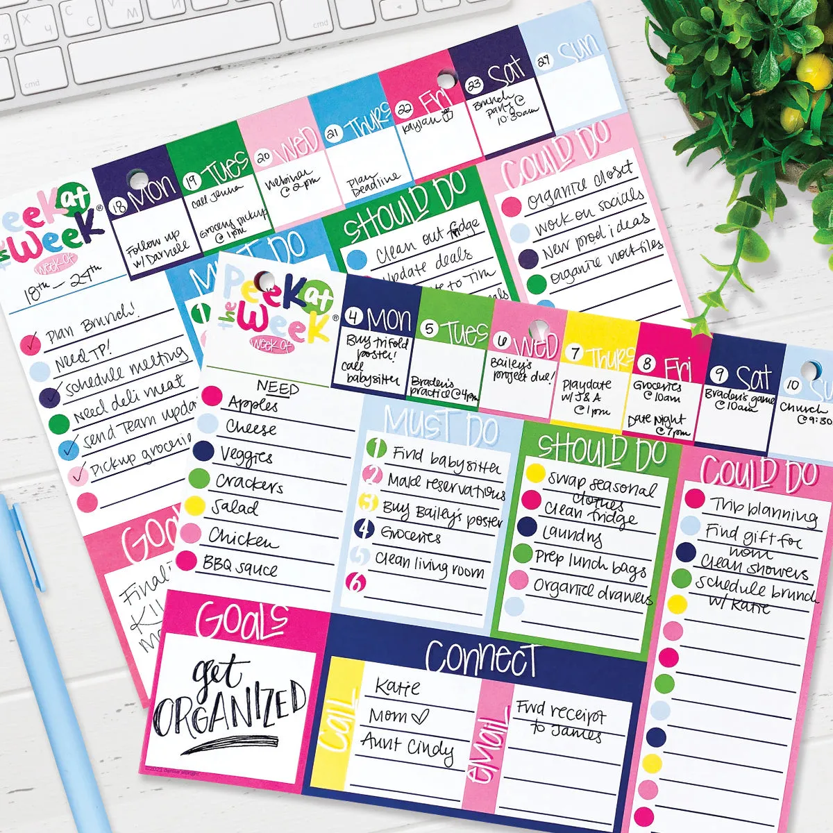 NEW! Plan Your Way Bundle | Daily & Weekly Planner Pads