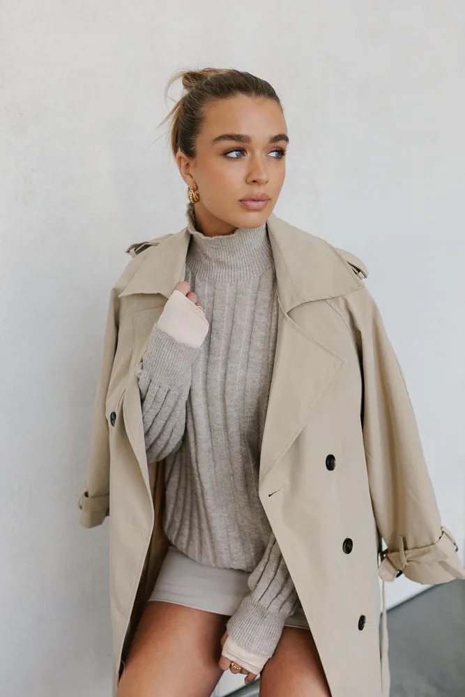 Oaklie Trench Coat - Beige