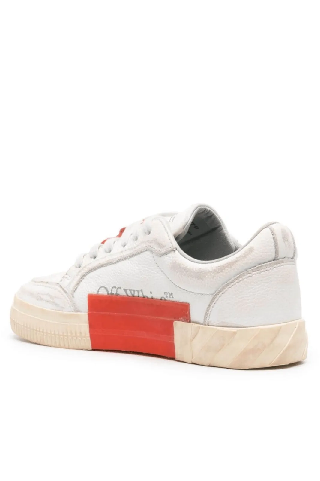 Off-White Low-Top Vulcanized Sneaker 'White Green'