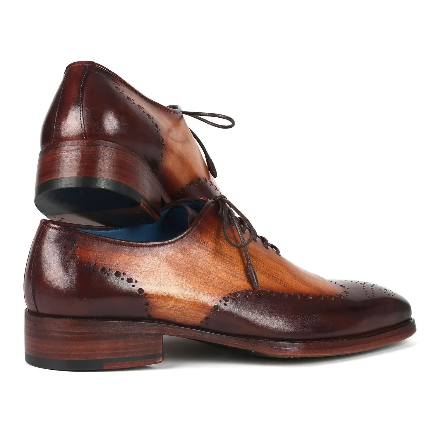 Paul Parkman 081-K33 Men's Shoes Brown Calf-Skin Leather Goodyear Welted Oxfords (PM6362)