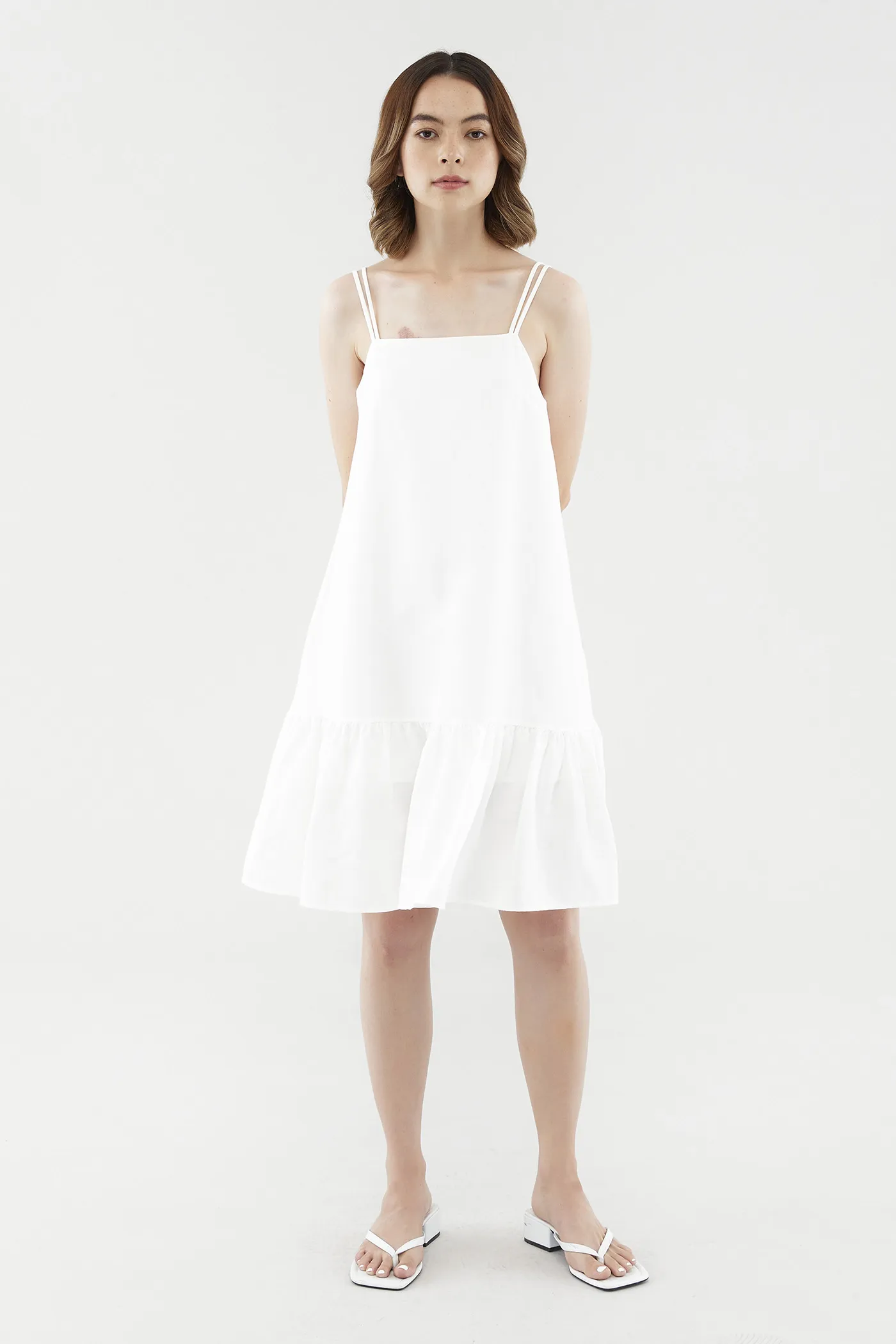 Petria Ruffle-Hem Dress