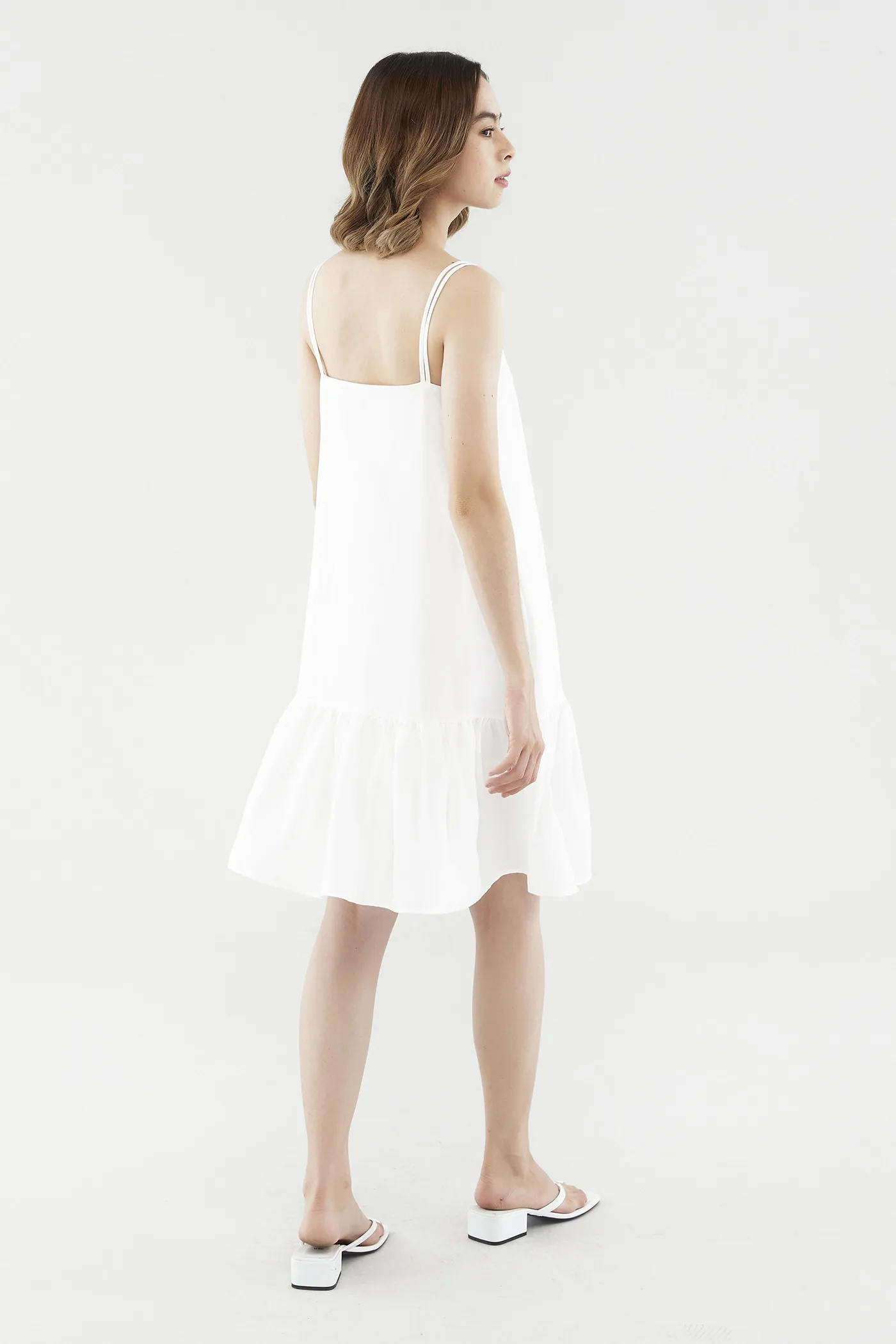 Petria Ruffle-Hem Dress