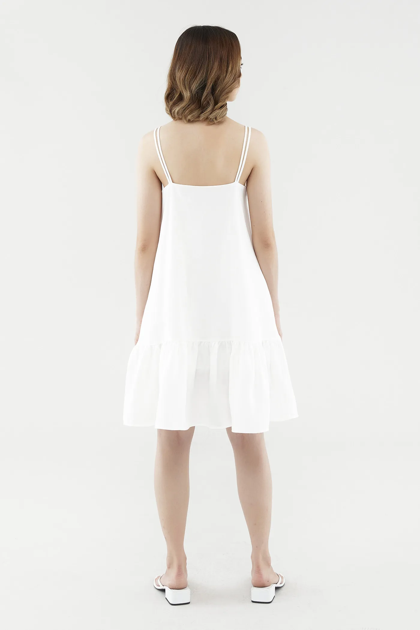 Petria Ruffle-Hem Dress