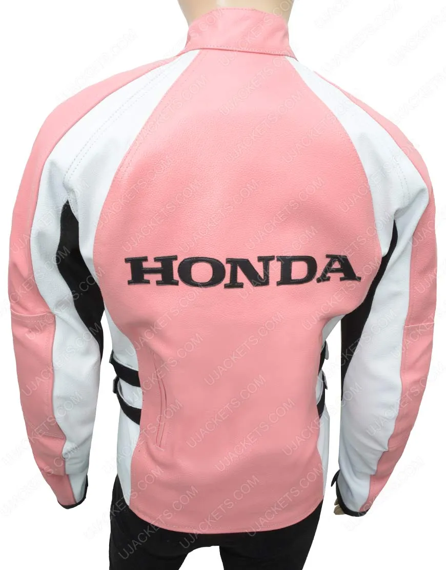 Pink Honda Jacket For Womens - Ujackets