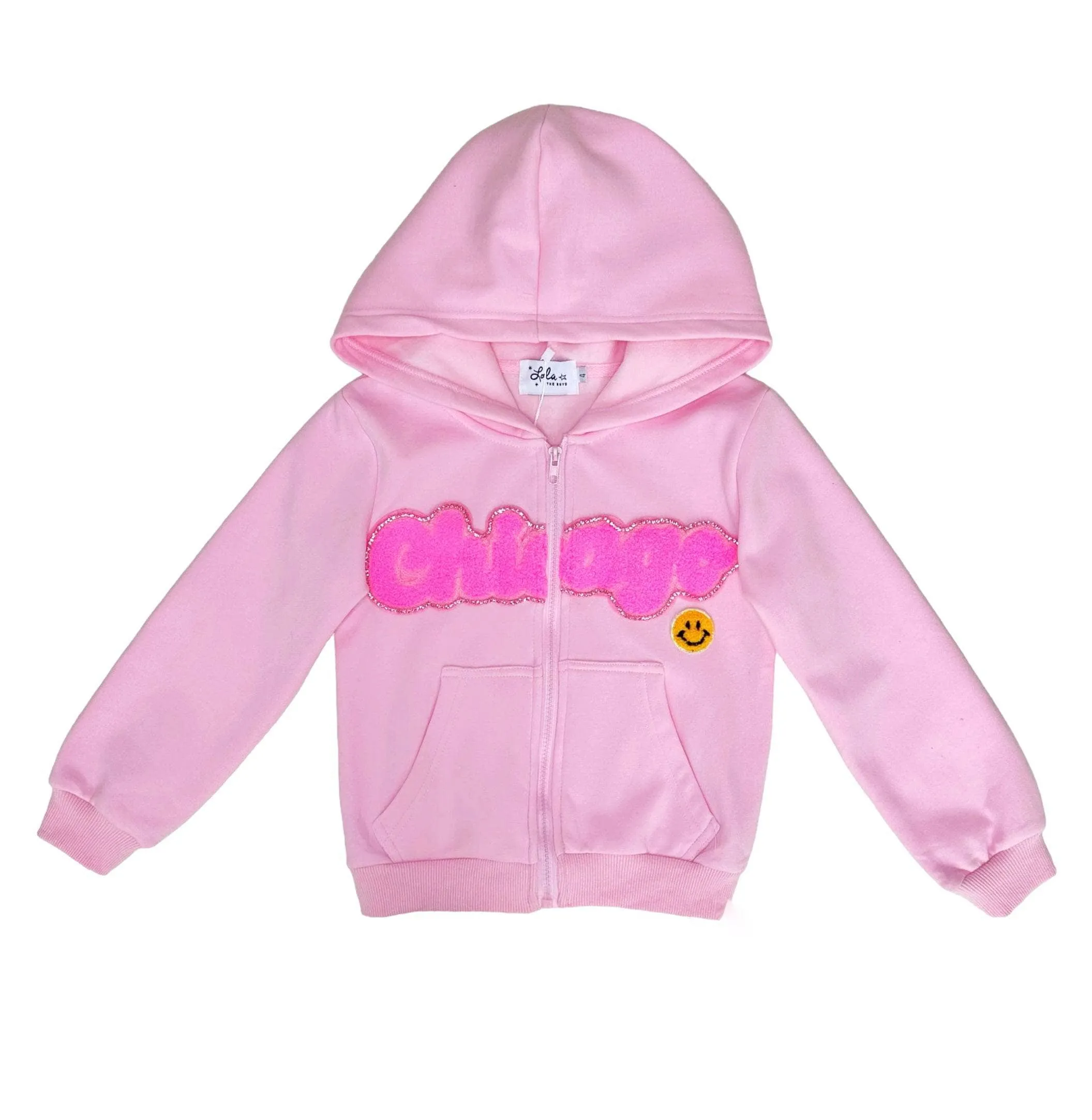 Pinkie Crystal Chicago Hoodie