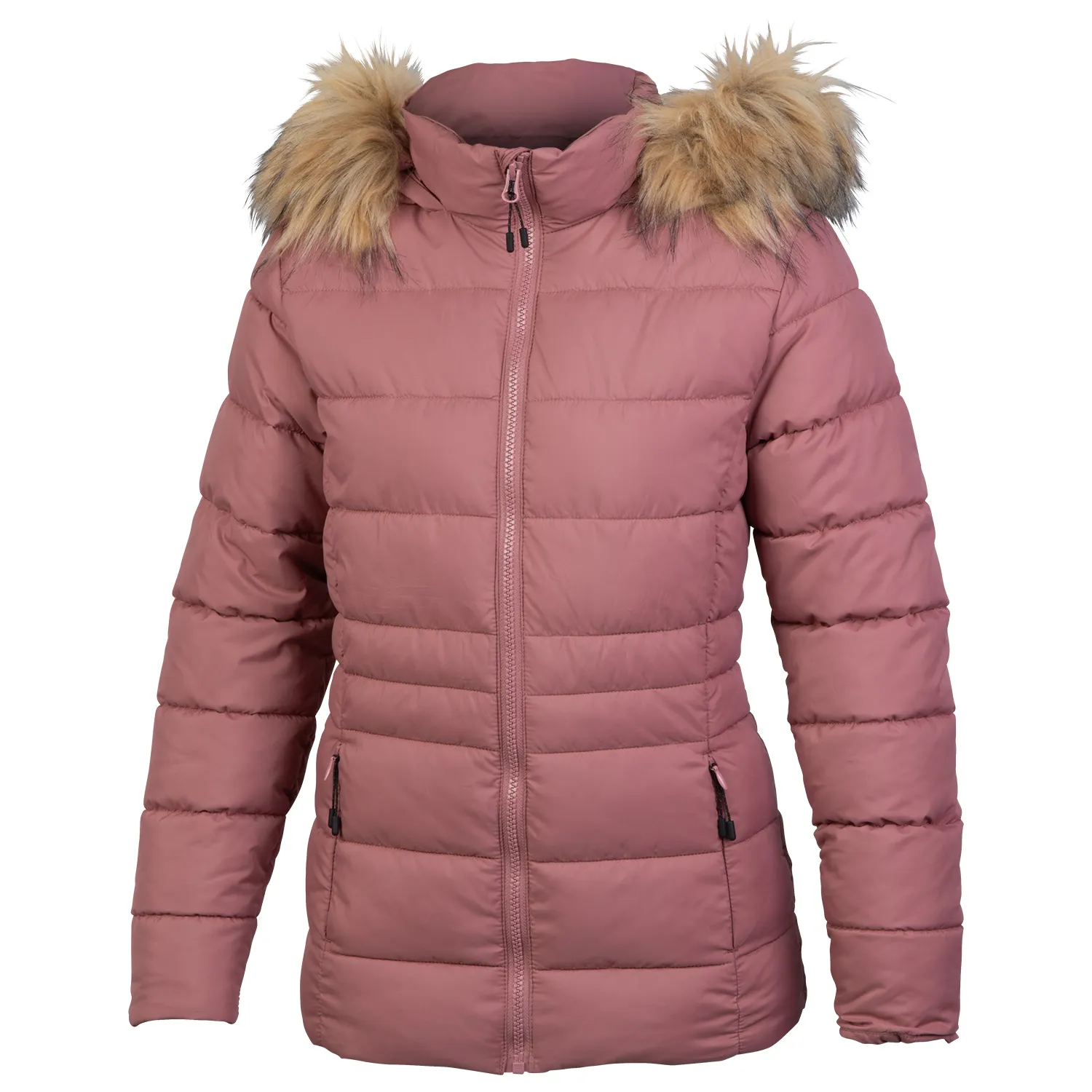 Pulse Girls' Luna Quilted Hooded Jacket