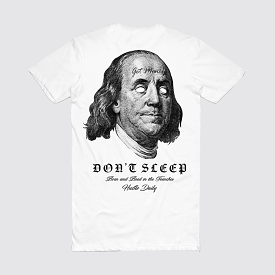 RED LABEL - DON'T SLEEP BEN WHITE TEE