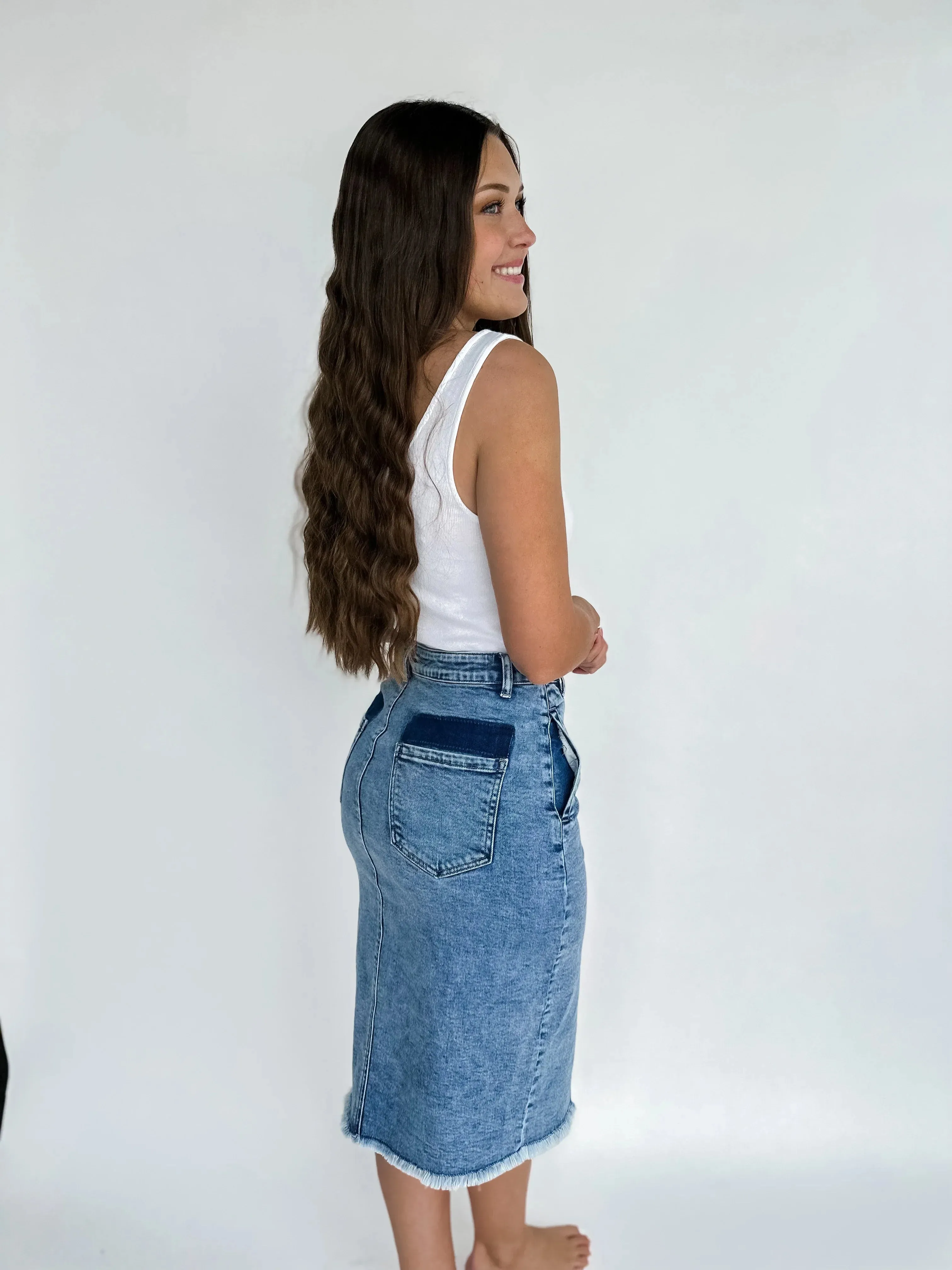 Riviera Denim Skirt