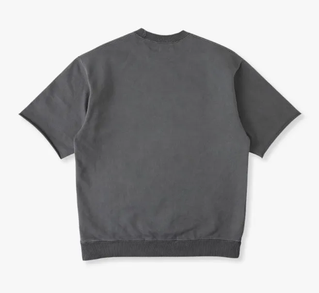 Ron Herman  |Unisex Sweat Street Style Cropped Plain Short Sleeves Logo